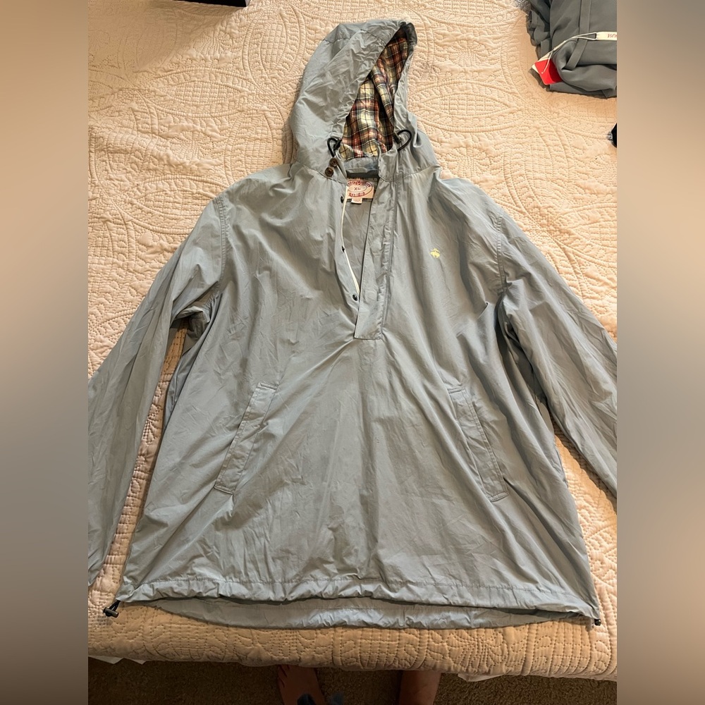 Brooks Brothers Quarter Zip Rain Jacket